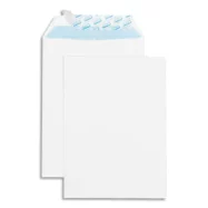 GPV Boîte de 500 pochettes auto-adhésives velin Blanc 90g format 176x250 B5