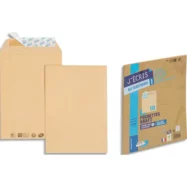 GPV Paquet de 10 pochettes kraft autoadhésif 90g format 260x330 24