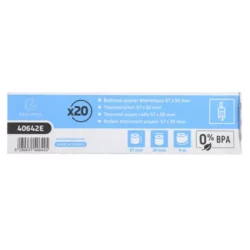 EXACOMPTA Bobine carte bancaire 57 x 30 x 12mm, 9 mètres, papier thermique 1 pli 55g – Image 3